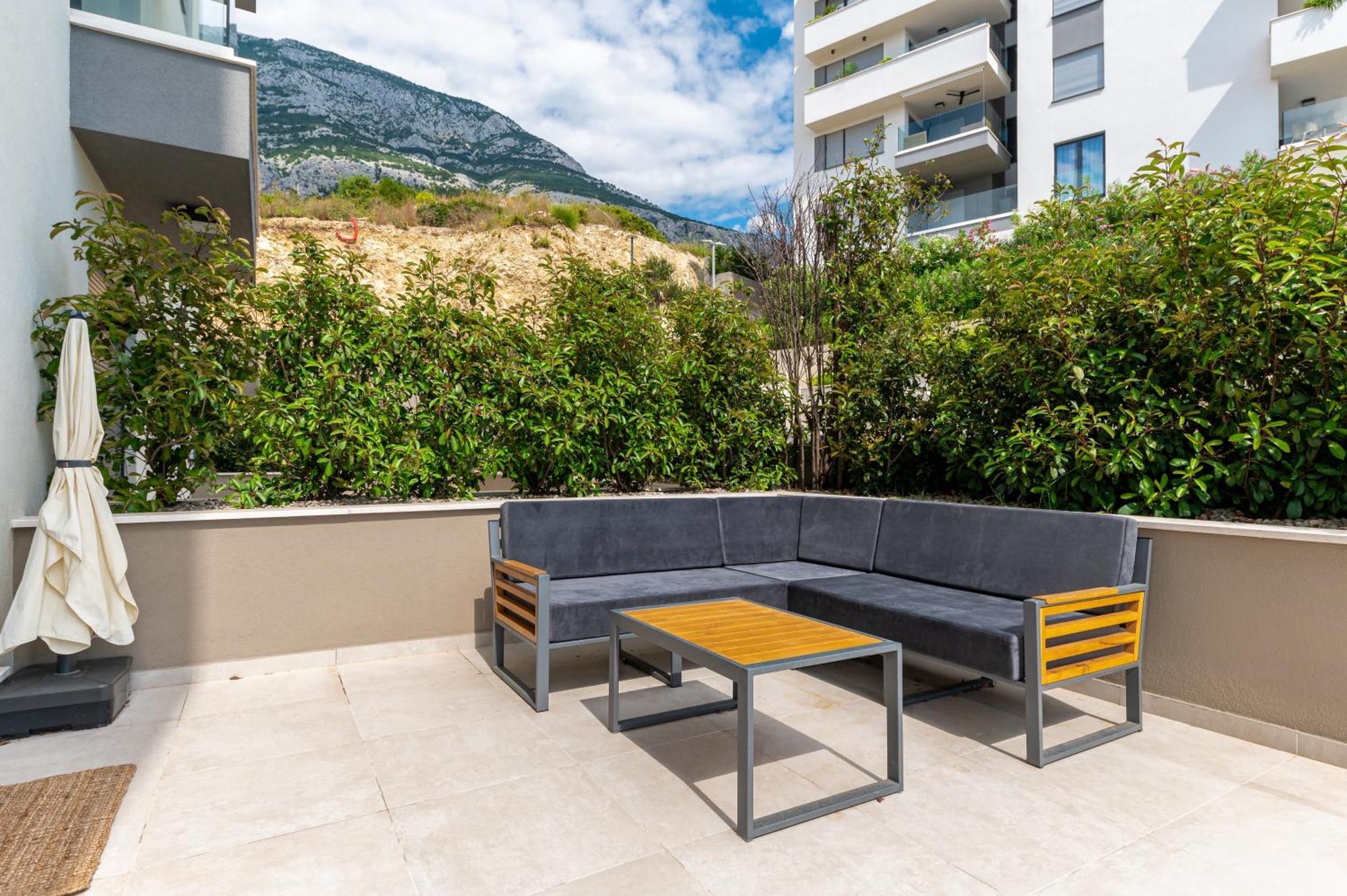 Luxury Adria Sea City & Mountain View Apartment Makarska Exterior foto